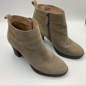 Caslon Kelsey Leather Ankle Boots, Size 10